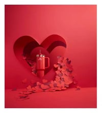 Image 4 of Stanley™️ Valentine’s Day Quencher “Ruby Hearts” | 40 Oz. FlowState