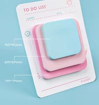 Image 3 of 1peace solid Color sticky Notes 