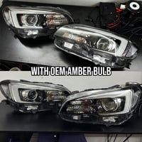 Image 3 of 2018-2021 OEM STI / WRX Limited Clear Frost Headlight Mod
