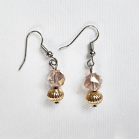 Image 4 of Coral Heart Bracelet/Coral Shimmer Earrings/Coral Ballroom Earrings for Kids Teens Girls 