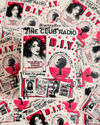 Image 1 of Zine Club Radio Sticker