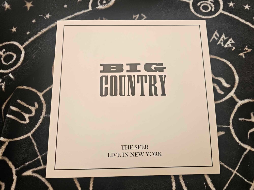 Image of BIG COUNTRY THE SEER LIVEIN NEW YORK LP YELLOW VINYL