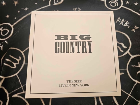 Image of BIG COUNTRY THE SEER LIVEIN NEW YORK LP YELLOW VINYL