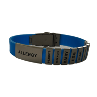 Image 2 of Allergy Wrist Band - Pink