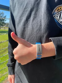 Image 3 of Allergy Wrist Band - Pink