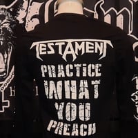 Image 2 of Testament "Practice what you preach" longsleeve shirt