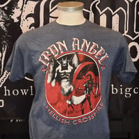 Image 1 of Iron Angel "Hellish crossfire" grey shirt