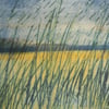Fields of Gold | No. 3 - Ceramic Painting Wall Mounted