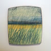 Fields of Gold | No. 4 - Ceramic Painting Wall Mounted