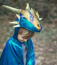 Image 2 of Emerald Metallic Dragon Cape