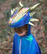 Image 1 of Emerald Metallic Dragon Cape