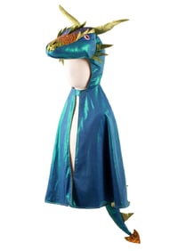 Image 5 of Emerald Metallic Dragon Cape