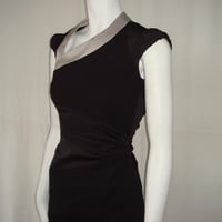 Image 5 of Karen Millen Contrast Neckline Dress