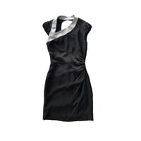 Image 3 of Karen Millen Contrast Neckline Dress