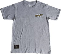 Basic Tee Logo II- Grey/Gold