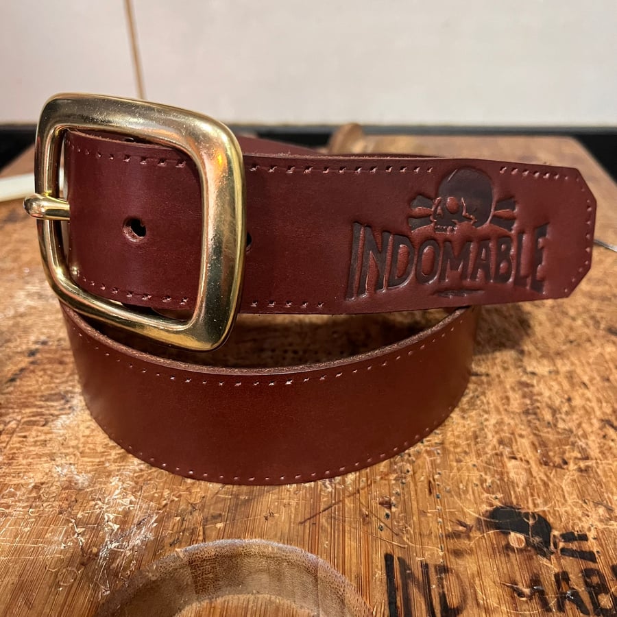 Image of Indomable logo belt (Reddish)
