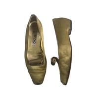 Image 2 of Studio Pollini Golden Silk Flats