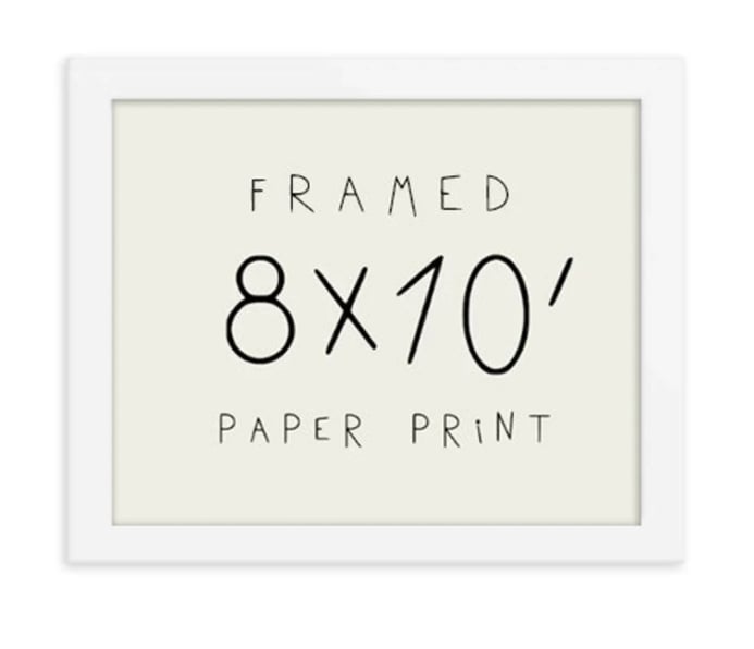 Image of Framed Print 8x10' or 11x14
