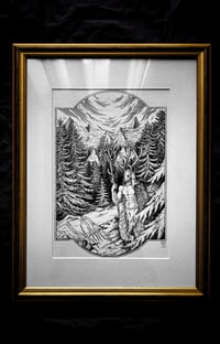 Image 1 of Original ink drawing - Cernunnos