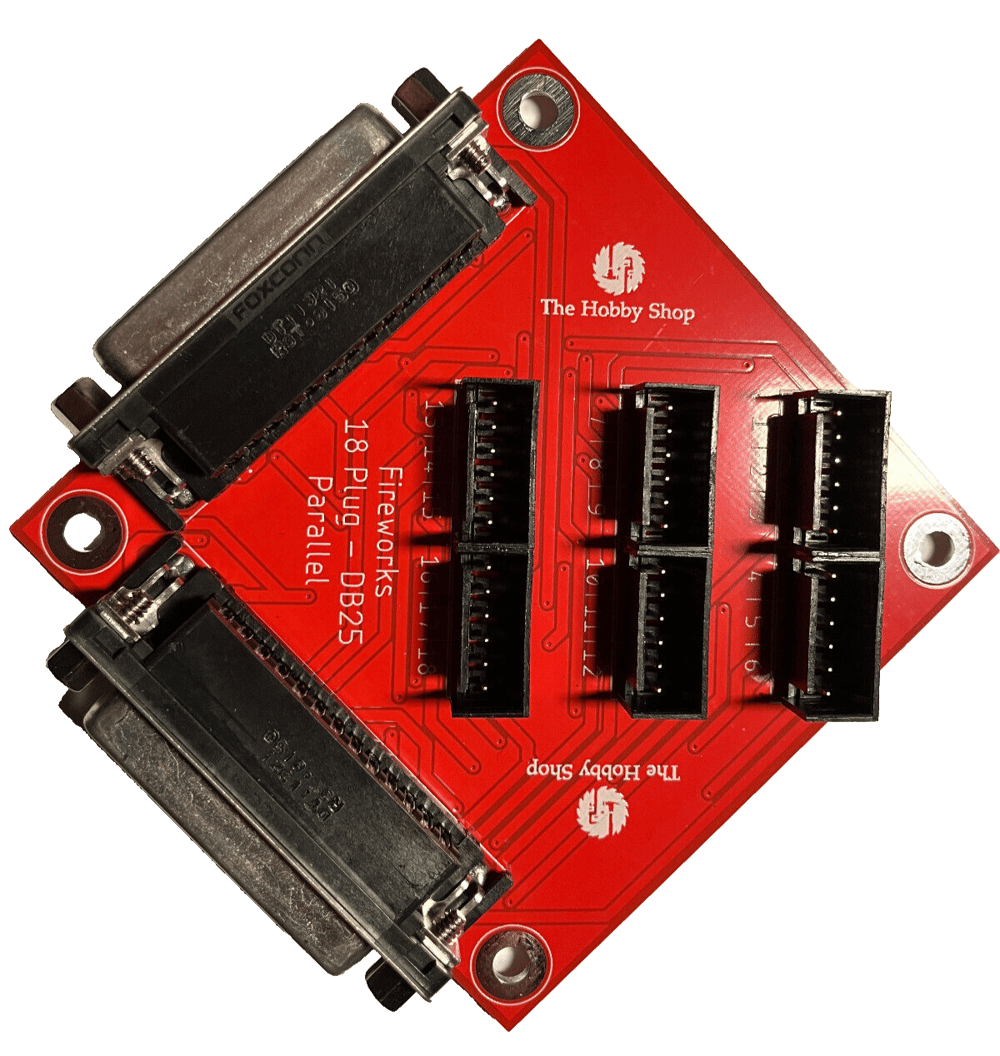 18 CUE Quick Plug - 2 DB25 Angle - Red