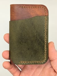 Image 1 of The LT Wallet (Olive & Chestnut)