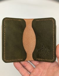 Image 2 of The LT Wallet (Olive & Chestnut)