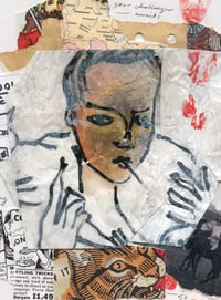 Image 1 of three crushed collages