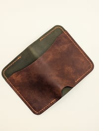 Image 4 of The LT Wallet (Chestnut & Olive)