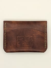 Image 4 of The BT Snap Wallet (Chestnut & Olive)