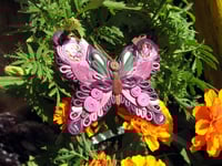 Image 3 of Brooch "Lavender moth"