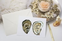 Image 1 of Greeting Card Oyster Watercolor