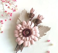 Image 2 of Brooch Gerbera pink