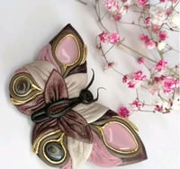 Image 1 of Butterfly "Cherry Kiss" brooch