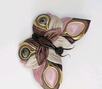 Image 2 of Butterfly "Cherry Kiss" brooch