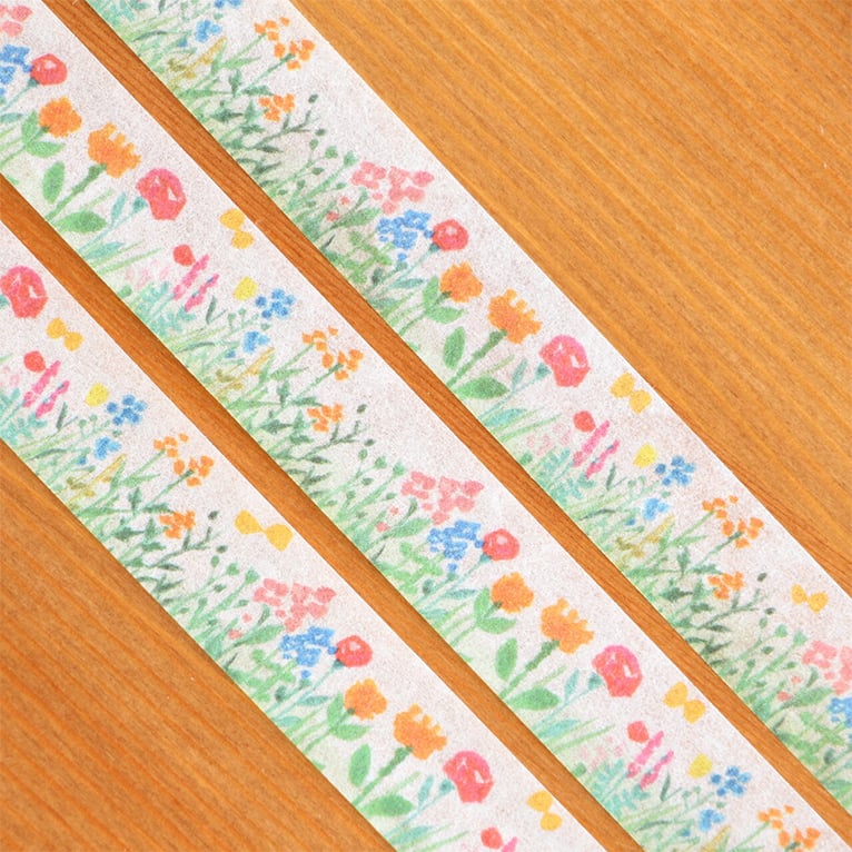 Image of Furukawa - Washi Tape - Flower Garden