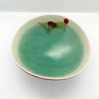 Image 1 of Oval Cereal/Soup Swimmer Bowl Small W25-02 