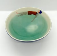 Image 1 of Cereal/Soup Swimmer Bowl Small W25-03 