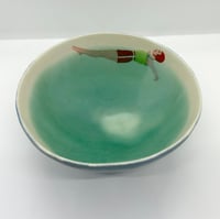 Image 1 of Cereal/Soup Swimmer Bowl Small W25-04 