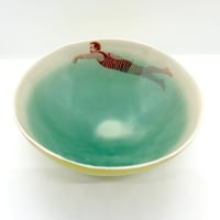 Image 1 of Cereal/Soup Swimmer Bowl Small W25-05 