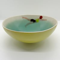 Image 3 of Cereal/Soup Swimmer Bowl Small W25-06 