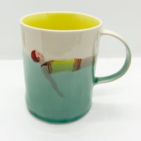 Image 1 of Swimmer Mug Large W25-11 