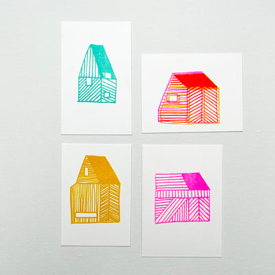 Image of Houses | mini Cards Set