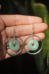 COME THROUGH- silver earrings