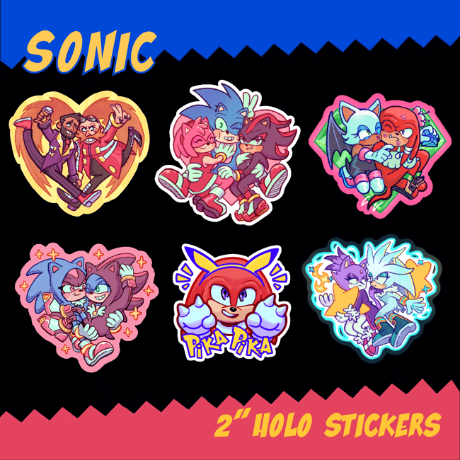 soniccon SONIC STICKERS PREORDERS