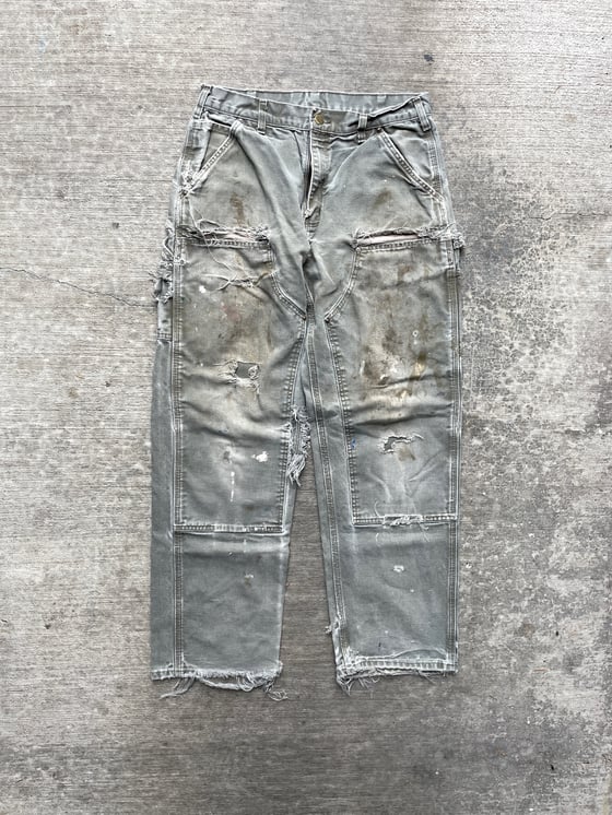 Image of Vintage Carhartt Double Knee Pants B136 MOS (2)