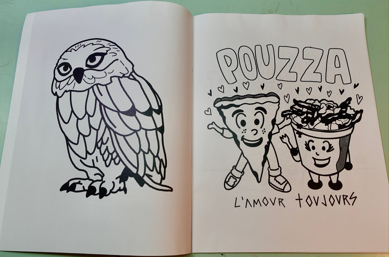 Image of Pouzza Bambino " Coloring Book / Livre à colorier " 