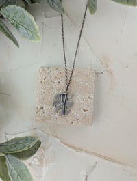 Image 3 of Mini Monstera Leaf Necklace