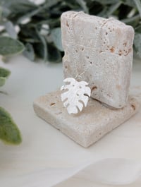 Image 1 of Monstera Leaf Necklace