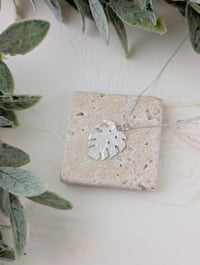 Image 3 of Monstera Leaf Necklace