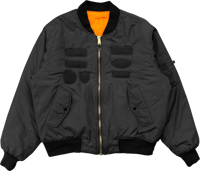 Image 1 of NL4E Patch Reversible Bomber Jacket - L